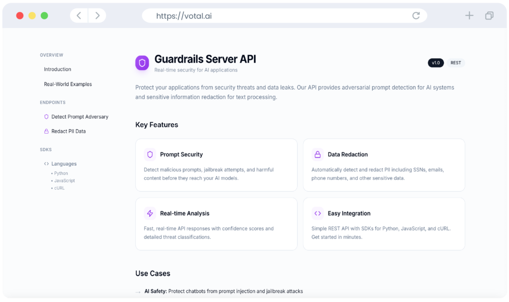 Guardrails Dashboard